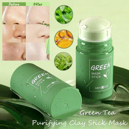 Herbal Green Mask Stick - Oil Control, Acne & Pimple Remover