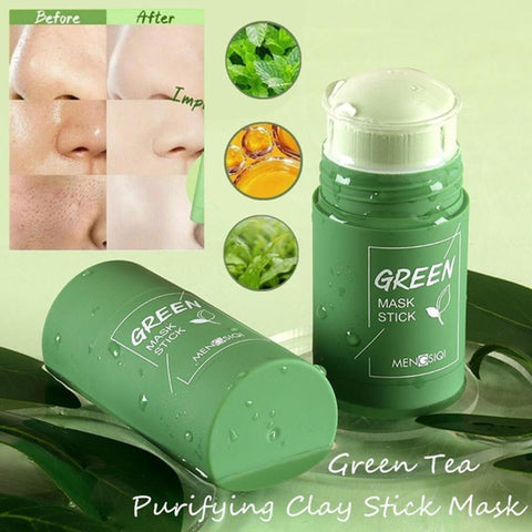 Herbal Green Mask Stick - Oil Control, Acne & Pimple Remover