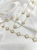 7 Leaf Clover Jewellery Set