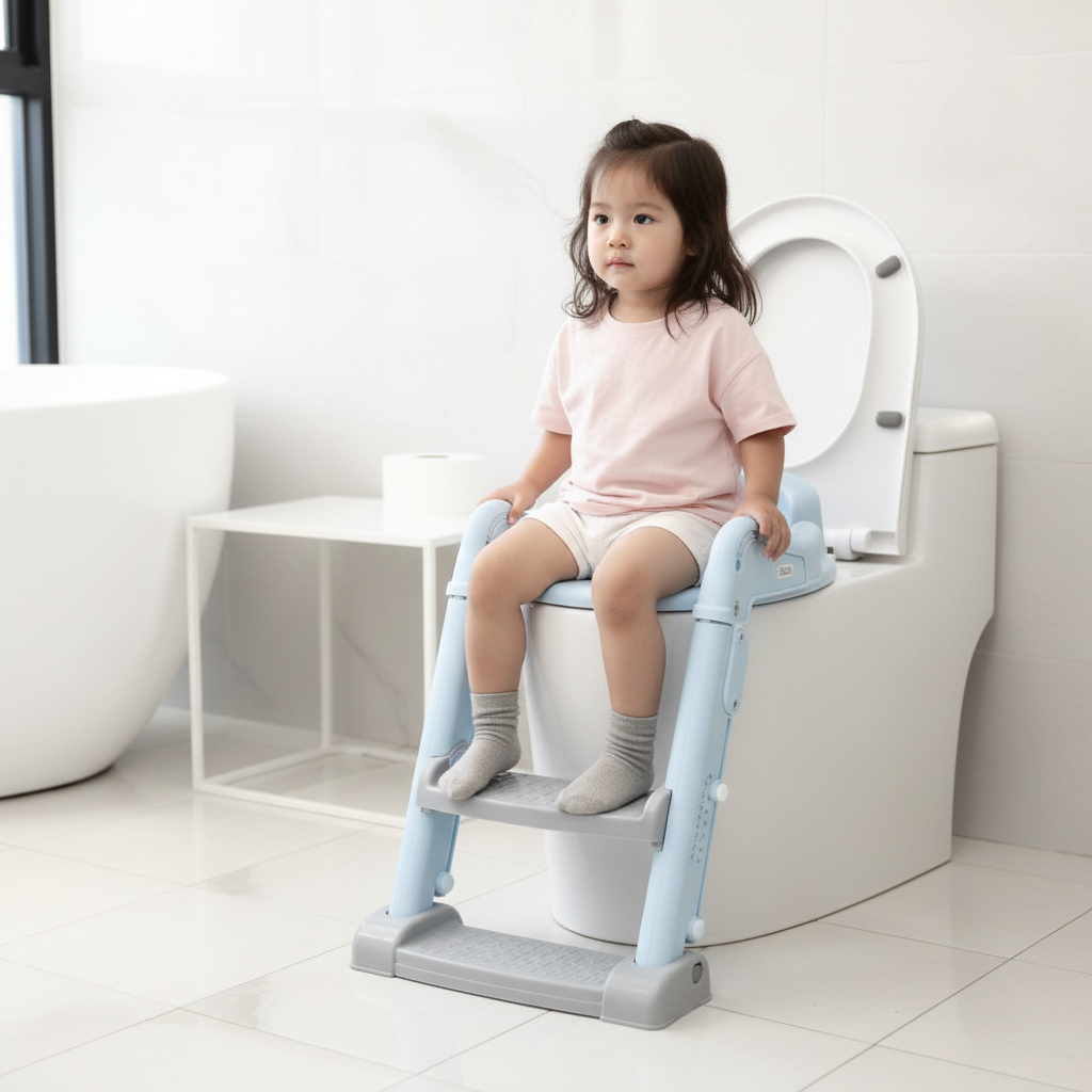 Adjustable Soft Toilet Ladder