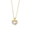 Exquisite Women's Wedding Jewelry Stainless Steel Gold