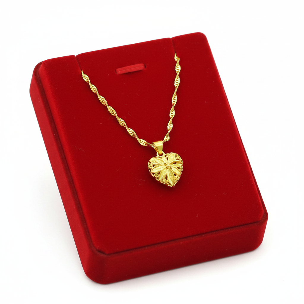 Heart Shaped Memorial Necklace