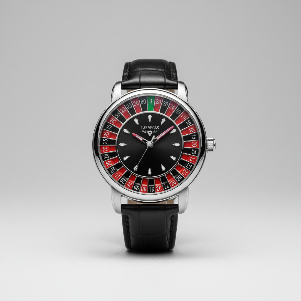 LIGE Roulette Dial Watch