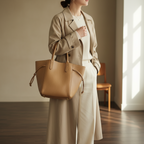 Retro Genuine Leather Portable Women's Shoulder Bag