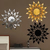 Sun Flame 3D Acrylic Mirror Wall Decoration for Home Wall
